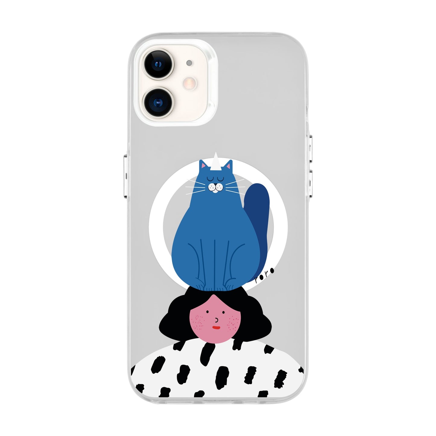NAUGHTY CAT-iPhone 11 Hold Kılıf MagSafe Özellikli