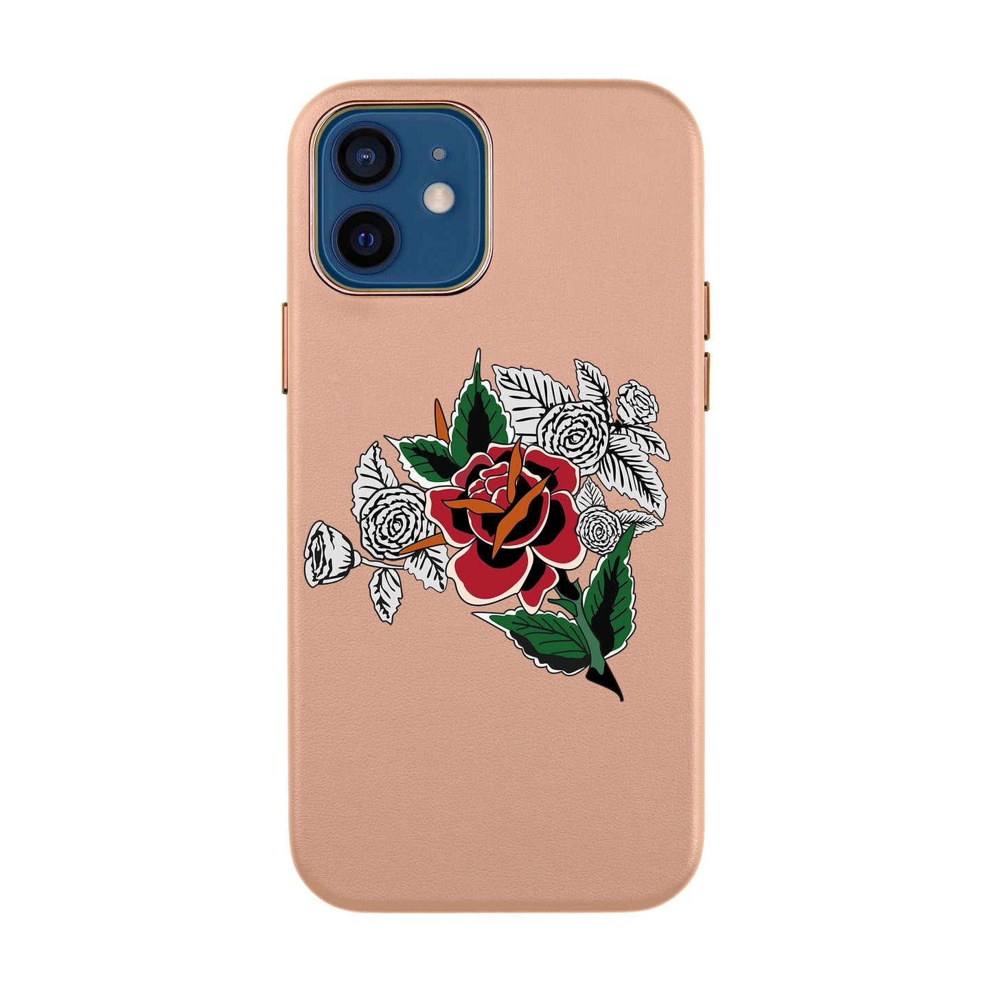 DRY ROSE-iPhone 12 Mini Leather Kılıf