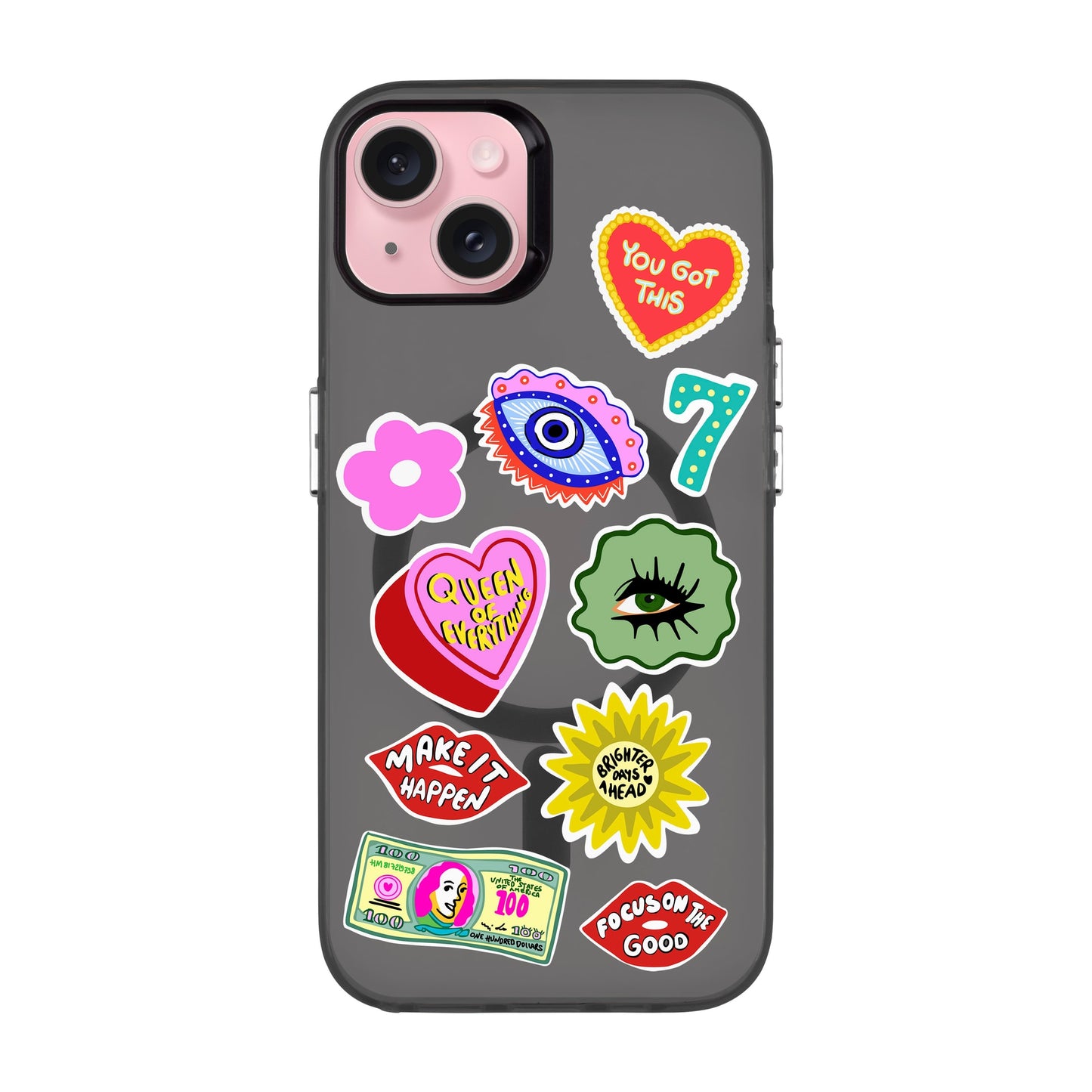 HM STICKERS-iPhone 15 Plus Hold Kılıf MagSafe Özellikli