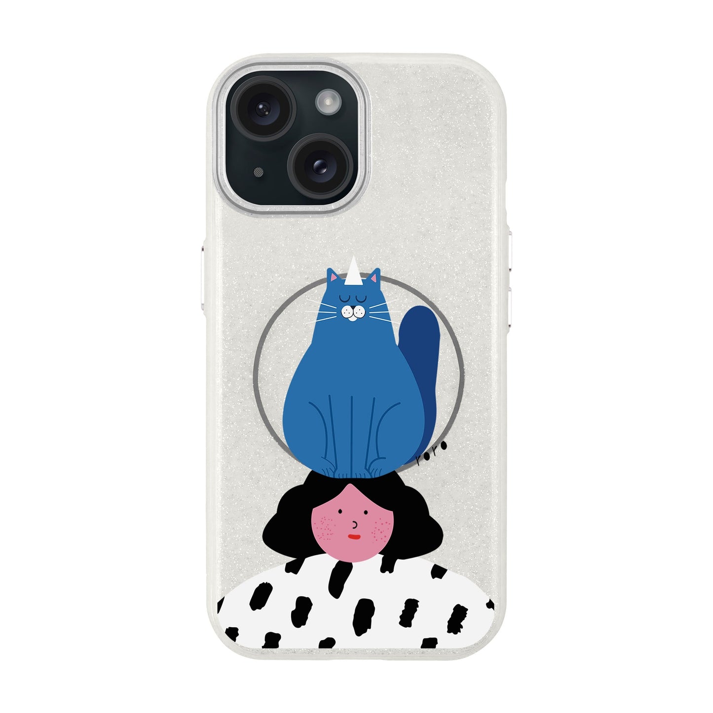 NAUGHTY CAT-iPhone 14 Plus Radiant Kılıf MagSafe Özellikli
