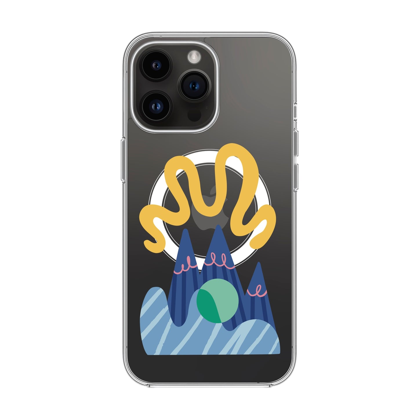 MOUNTAIN-iPhone 15 Pro Max Solid Kılıf MagSafe Özellikli