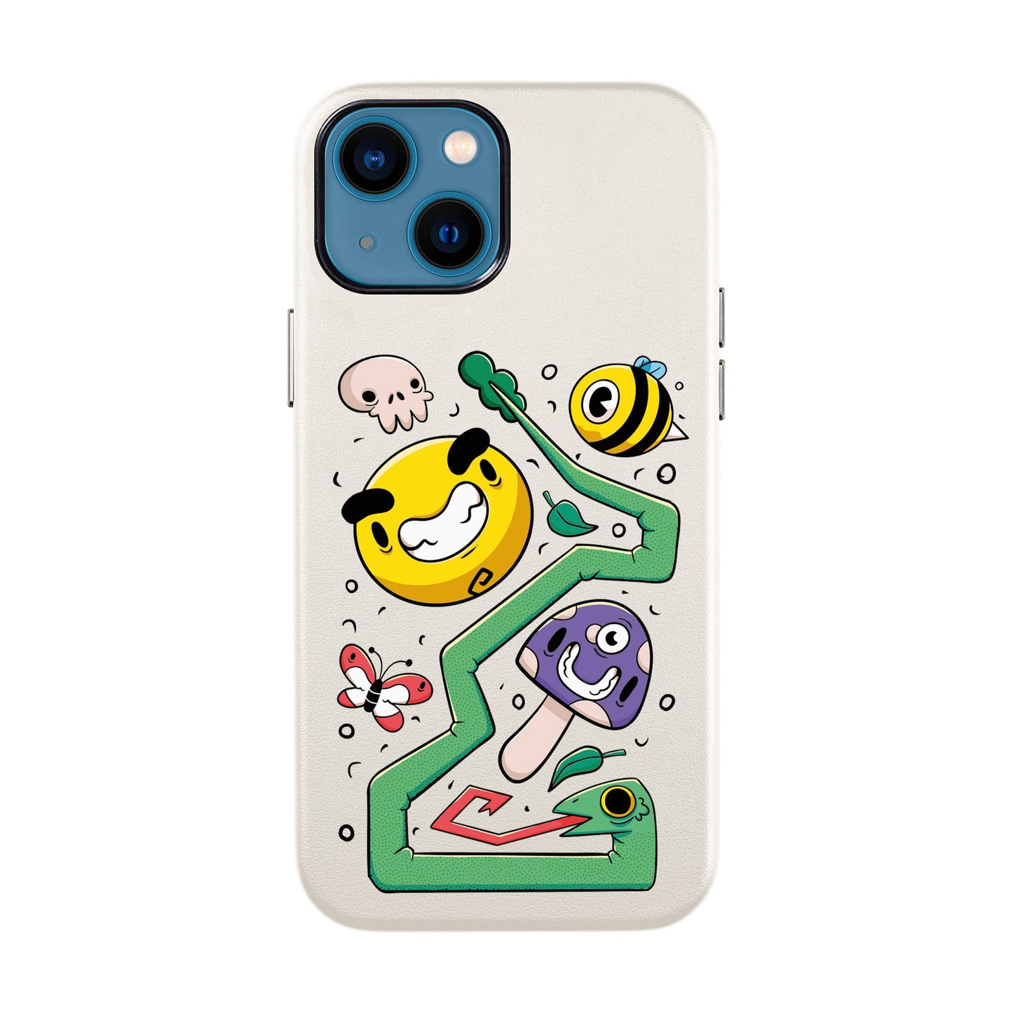 NADUR-iPhone 14 Leather Kılıf