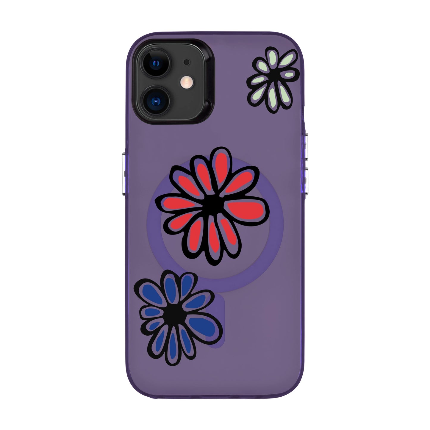 FLORIST-iPhone 11 Hold Kılıf MagSafe Özellikli