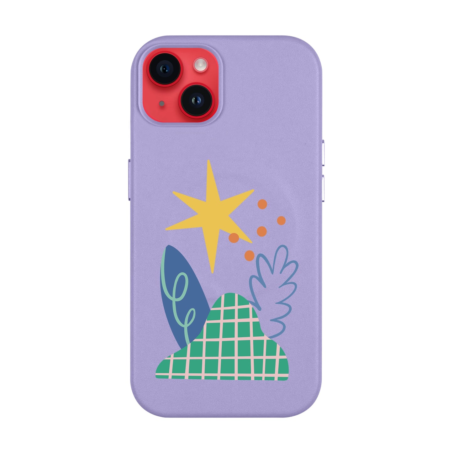 LITTLE NATURE-iPhone 14 Plus Leather Kılıf MagSafe Özellikli