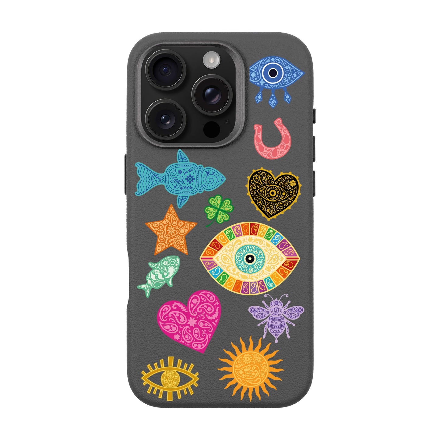 CHARMS BY BERRİN ÖZKAN-iPhone 16 Pro Leather Premium Kılıf MagSafe Özellikli