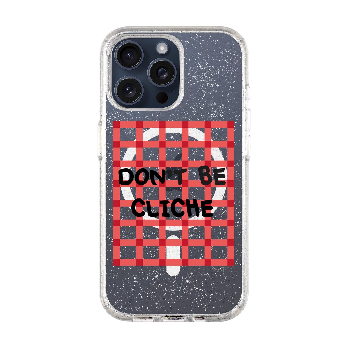 DON'T BE CLICHE-iPhone 15 Pro Max Shiny Kılıf MagSafe Özellikli