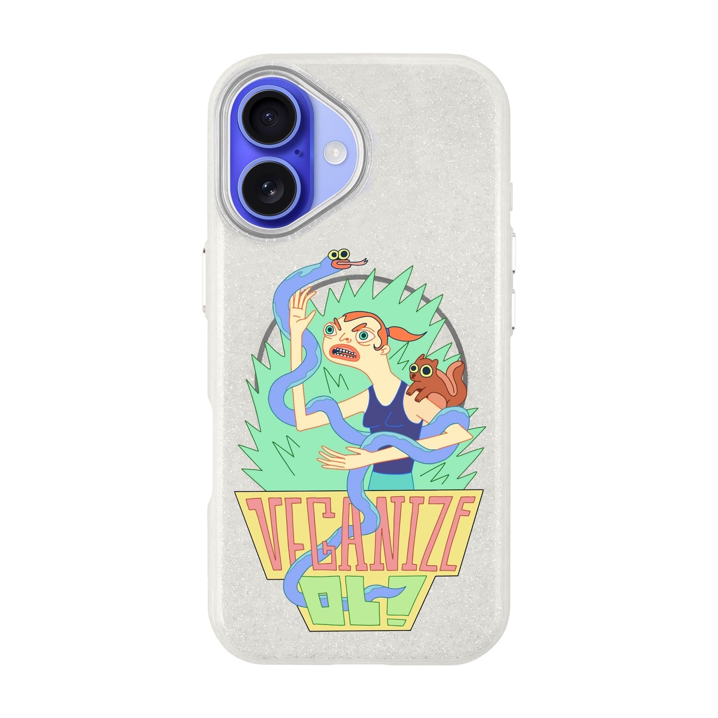 VEGANİZE-iPhone 16 Plus Radiant Kılıf MagSafe Özellikli