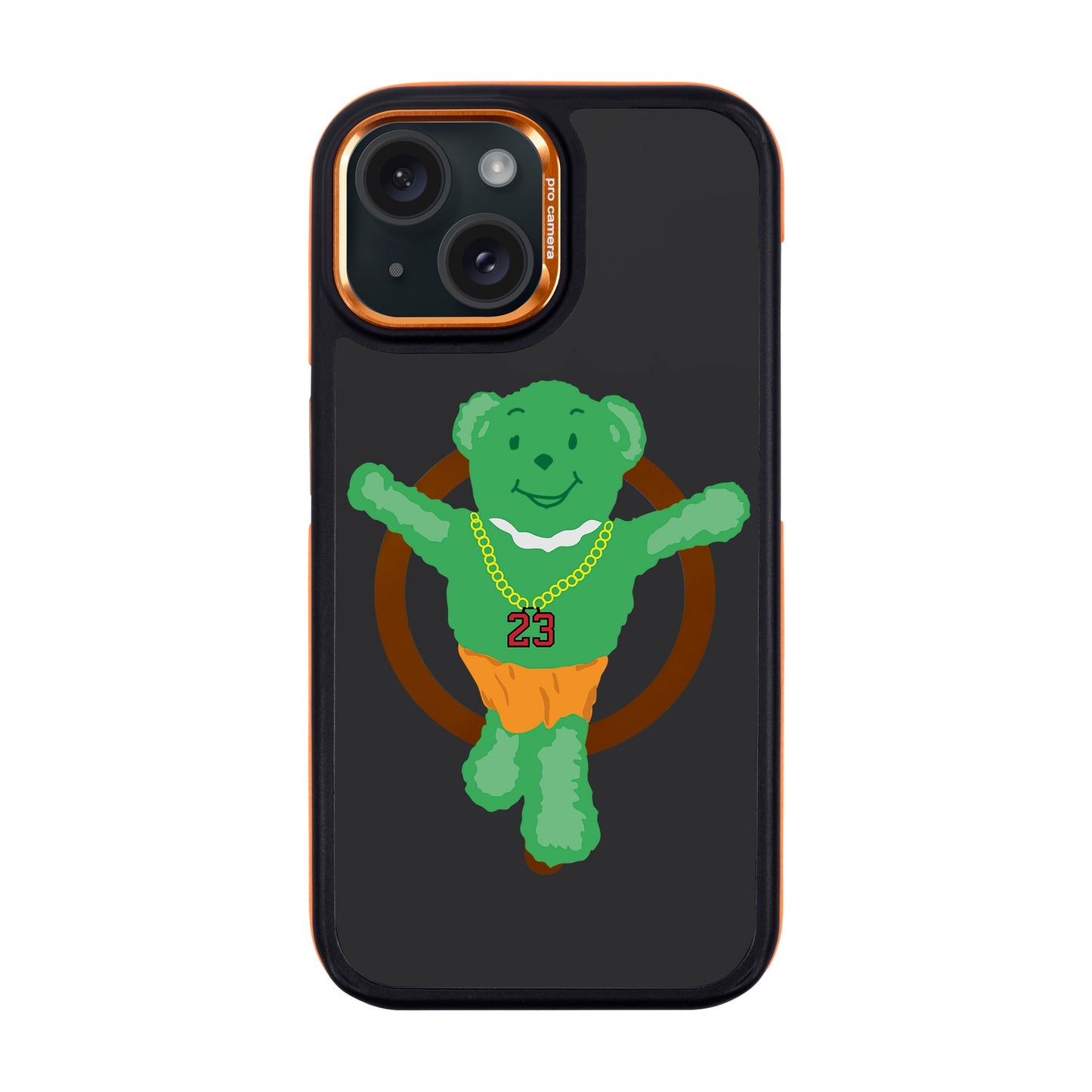 GREEN BEAR-iPhone 15 Dark Kılıf MagSafe Özellikli