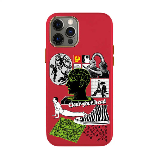 CLEAR YOUR HEAD-iPhone 11 Leather Kılıf