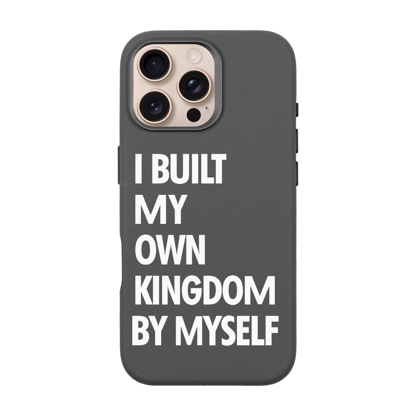 KINGDOM-iPhone 16 Pro Max Leather Premium Kılıf MagSafe Özellikli
