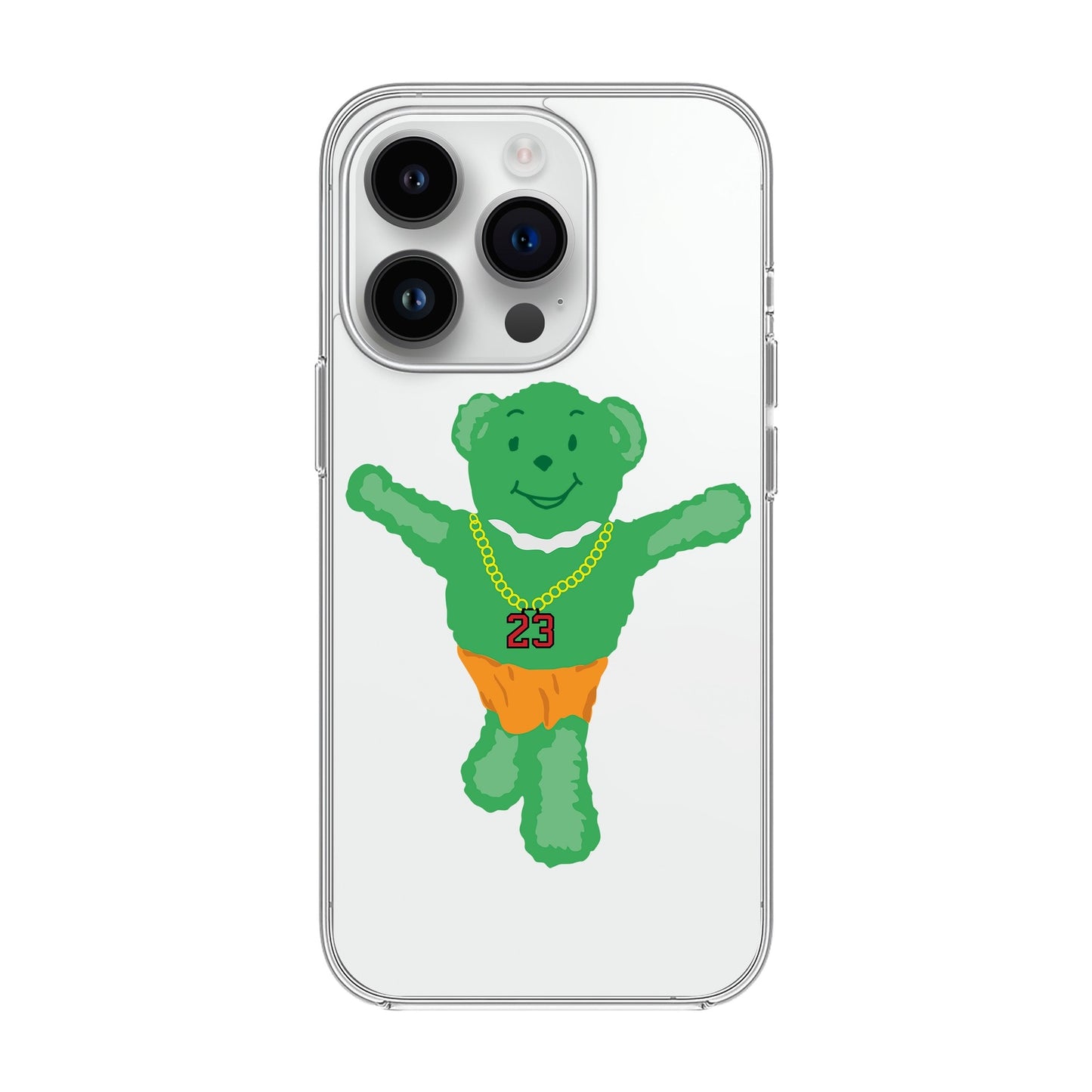 GREEN BEAR-iPhone 14 Pro Solid Kılıf