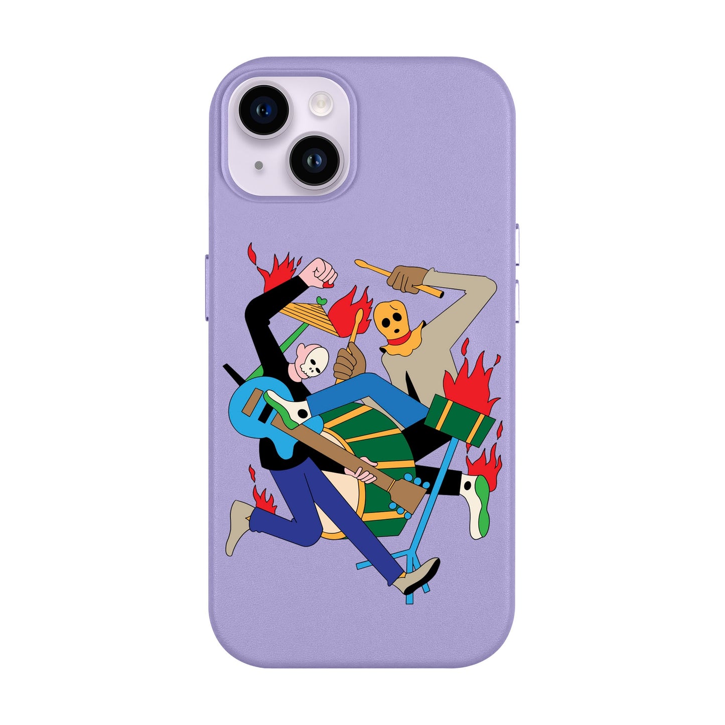 MONSTER MASH-iPhone 14 Plus Leather Kılıf MagSafe Özellikli