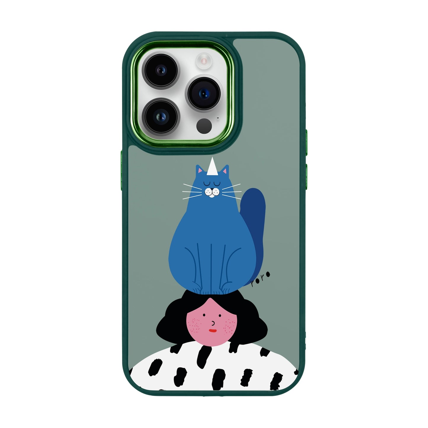 NAUGHTY CAT-iPhone 13 Pro Proof Kılıf