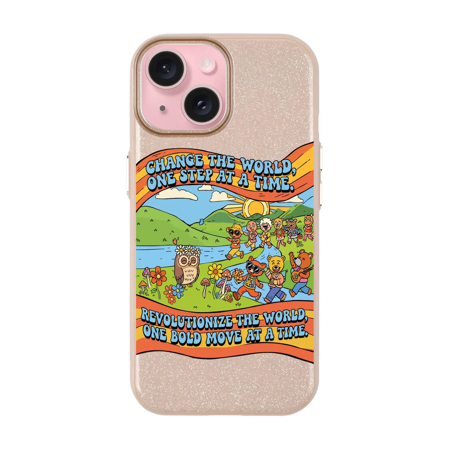 CHANGE THE WORLD-iPhone 15 Radiant Kılıf MagSafe Özellikli