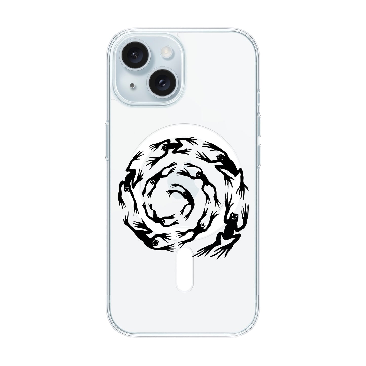 SWIRLING FROG-iPhone 15 Solid Kılıf MagSafe Özellikli