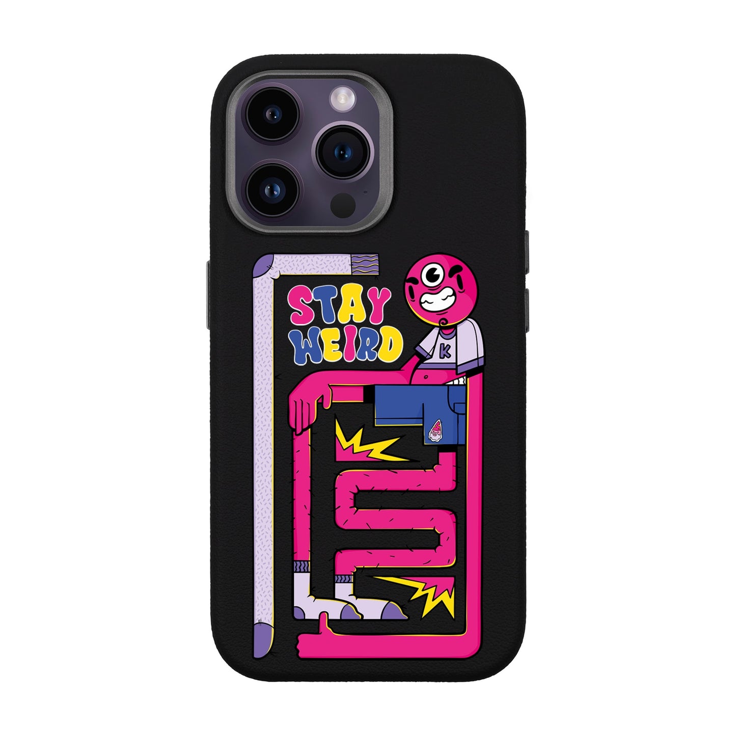 OG TOOTHY-iPhone 14 Pro Max Leather Premium Kılıf MagSafe Özellikli