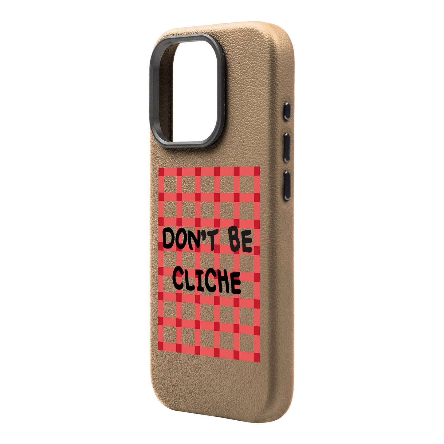 DON'T BE CLICHE-iPhone 16 Pro Leather Premium Kılıf MagSafe Özellikli