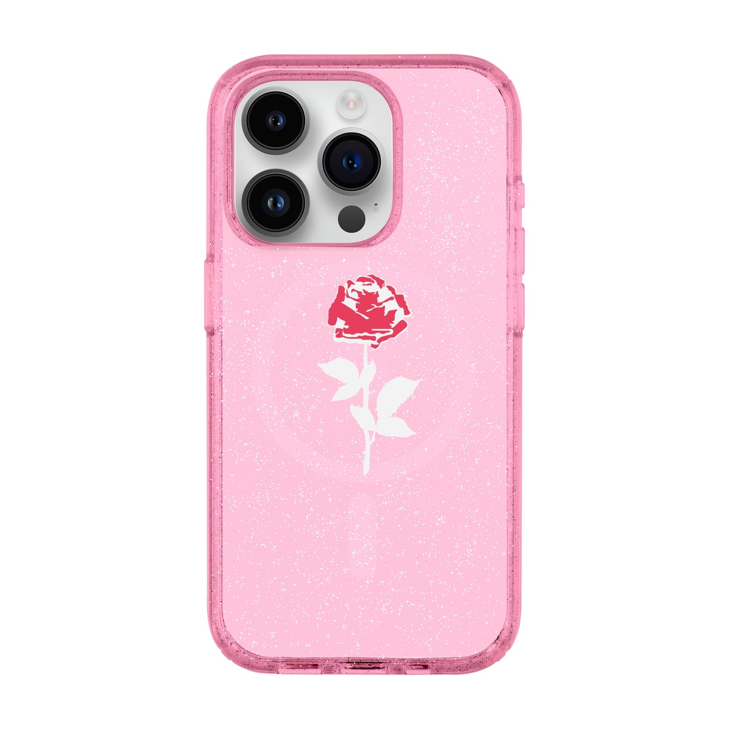 NATUREL ROSE-iPhone 14 Pro Shiny Kılıf MagSafe Özellikli