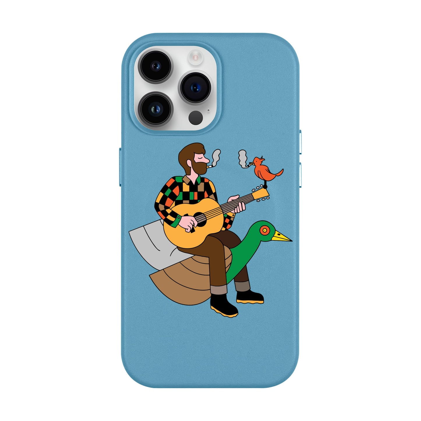 BIRDS OF A FEATHER-iPhone 14 Pro Max Leather Kılıf MagSafe Özellikli