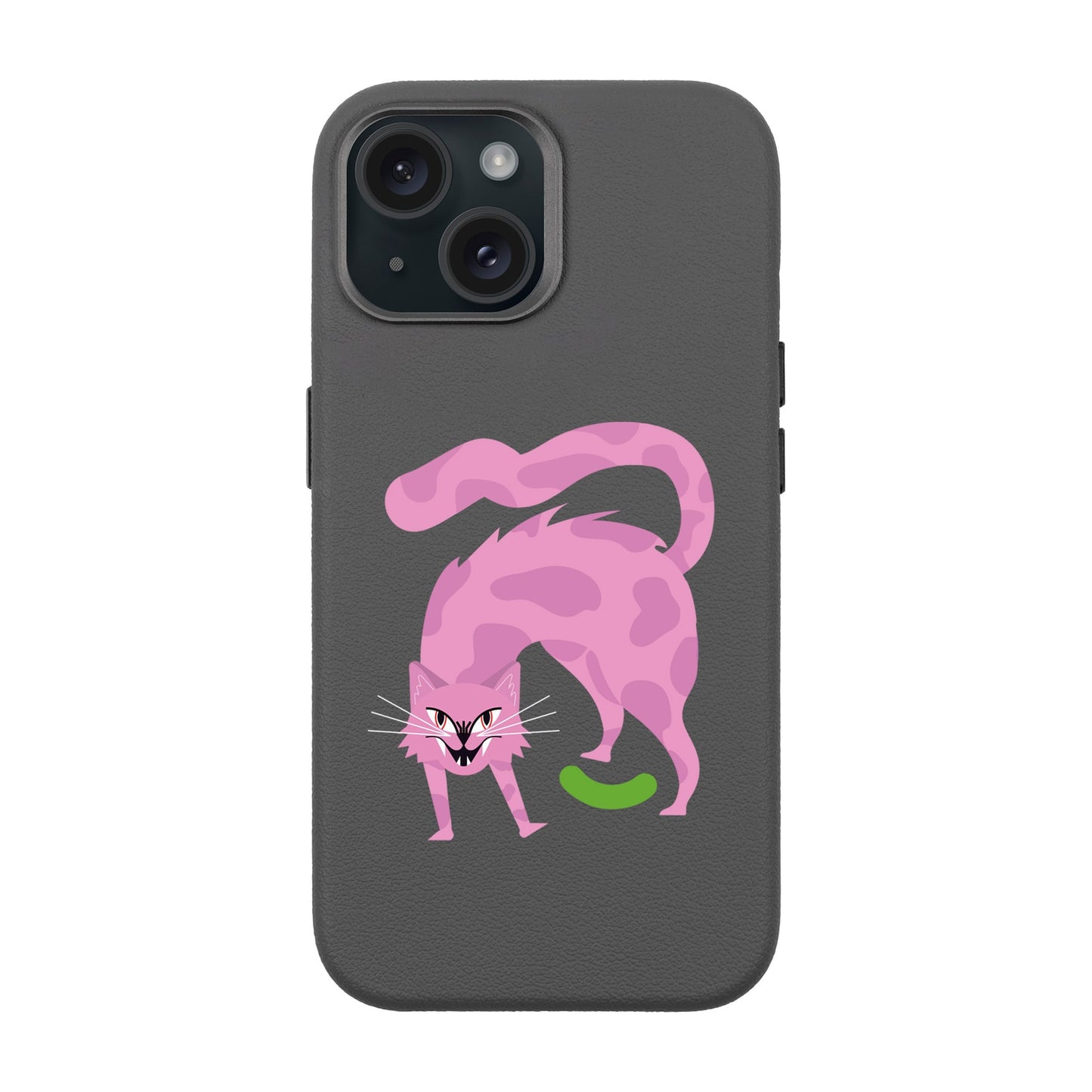 GRUMBLEPAWS-iPhone 15 Leather Premium Kılıf MagSafe Özellikli