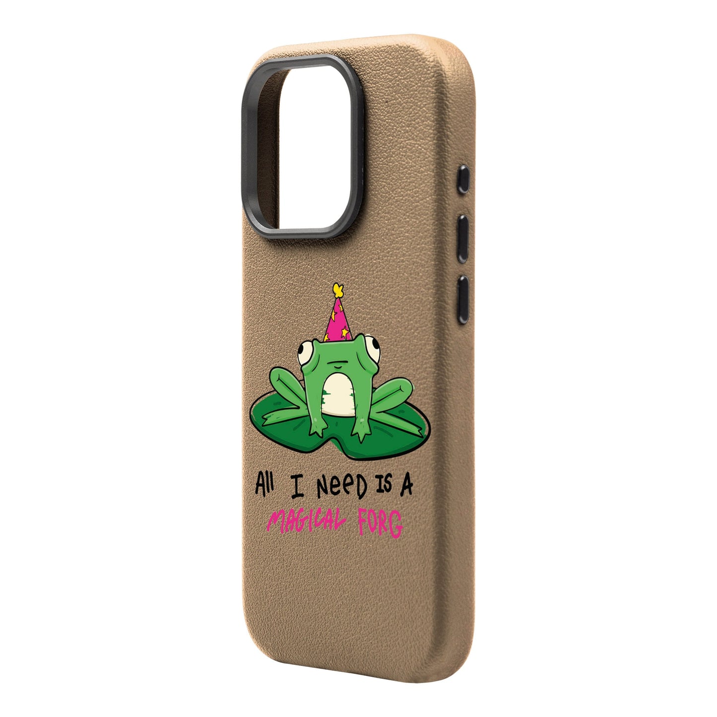 FORG-iPhone 16 Pro Leather Premium Kılıf MagSafe Özellikli