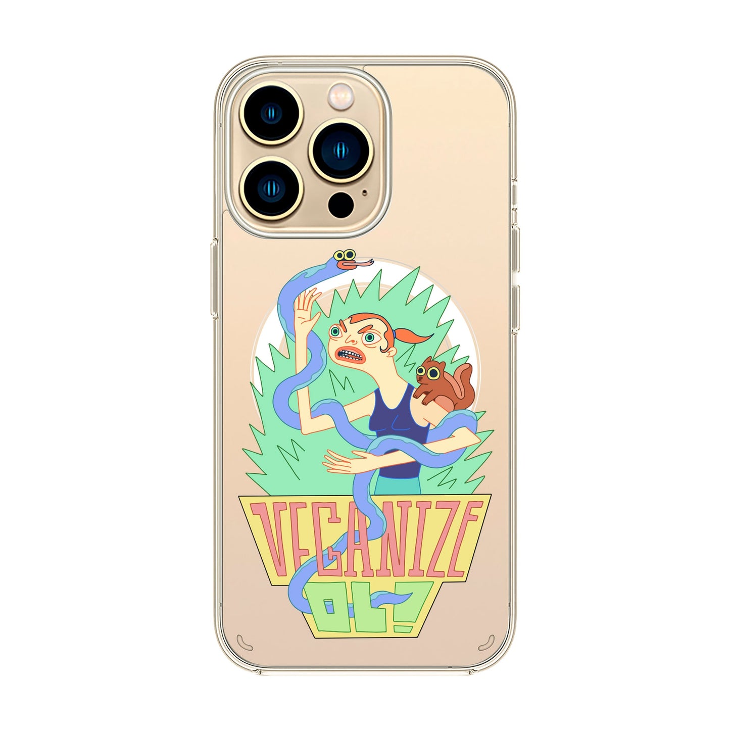 VEGANİZE-iPhone 11 Pro Max Solid Kılıf MagSafe Özellikli