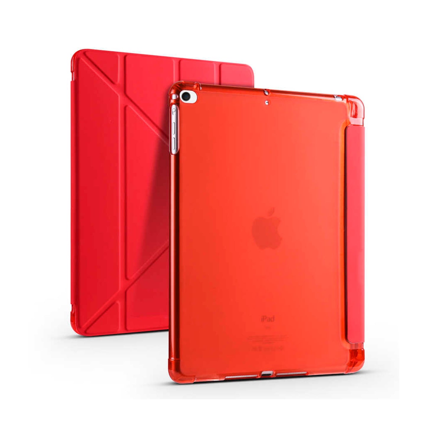Apple iPad 5.Nesil 9.7 inç 2017-Trigon Folding Kalemlikli Standlı Kılıf