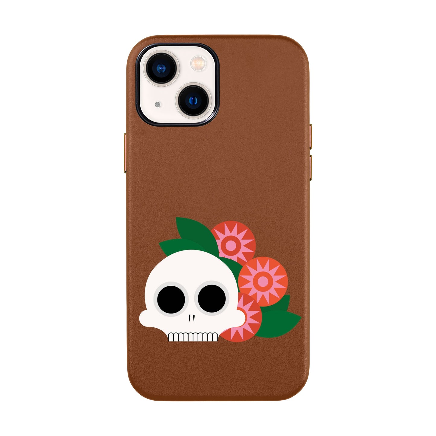 MEMENTO BLOOM-iPhone 13 Mini Leather Kılıf