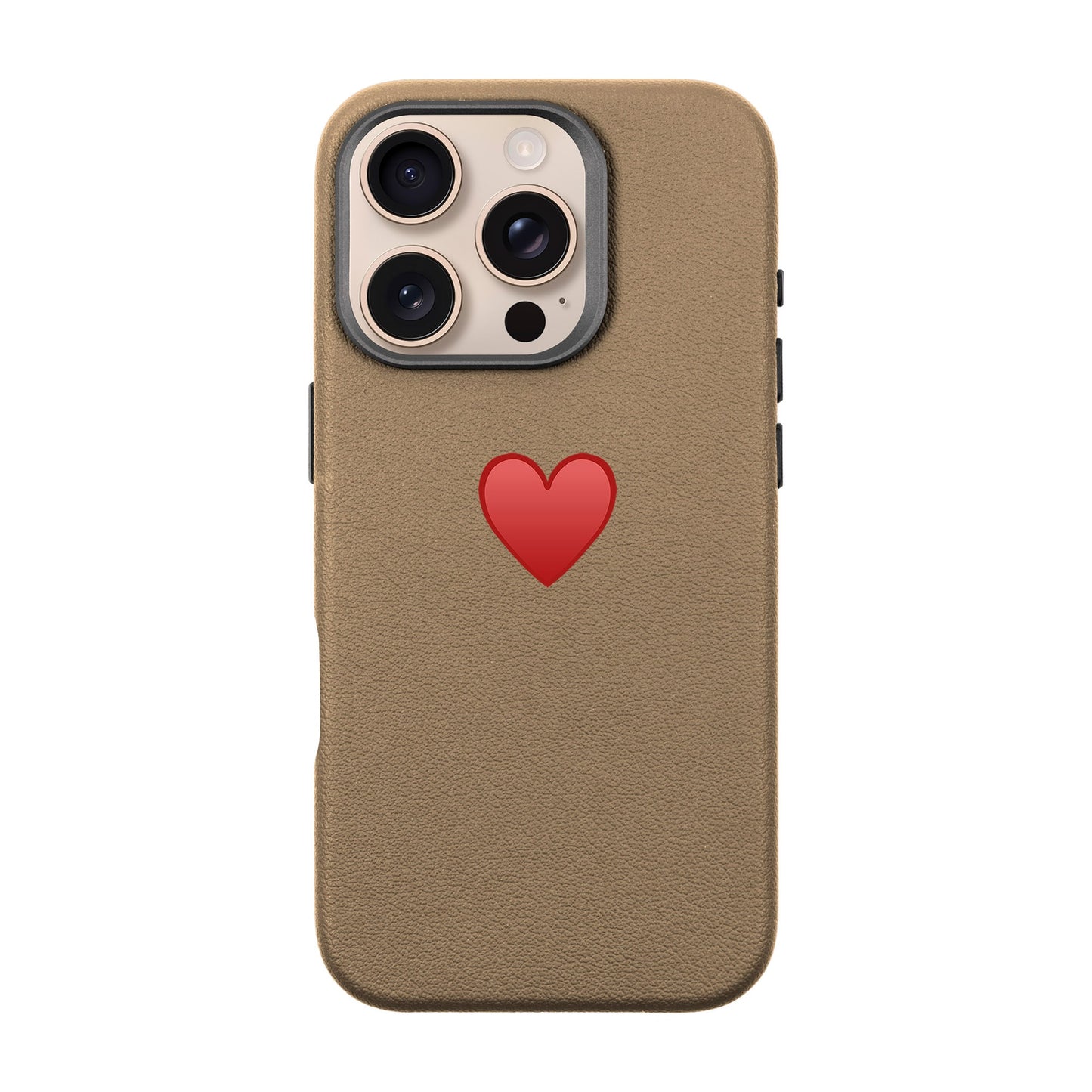 SPREAD HEART-iPhone 16 Pro Leather Premium Kılıf MagSafe Özellikli