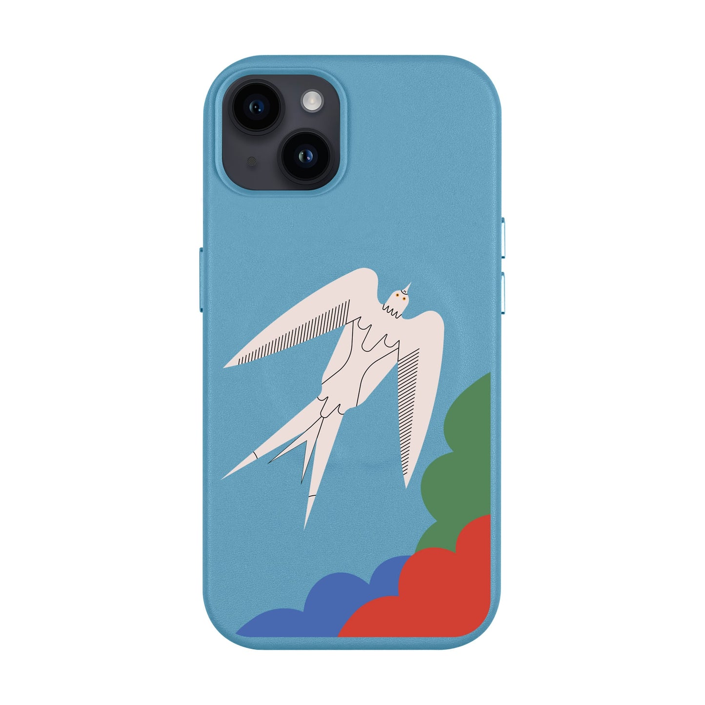 L’OISEAU LIBRE-iPhone 14 Plus Leather Kılıf MagSafe Özellikli