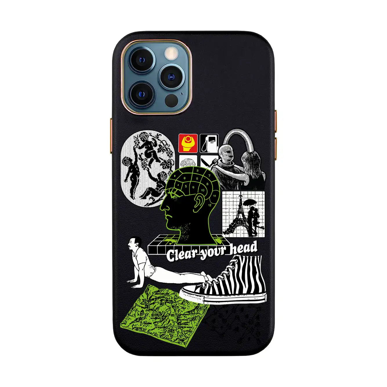 CLEAR YOUR HEAD-iPhone 7 / 8 / SE Leather Kılıf
