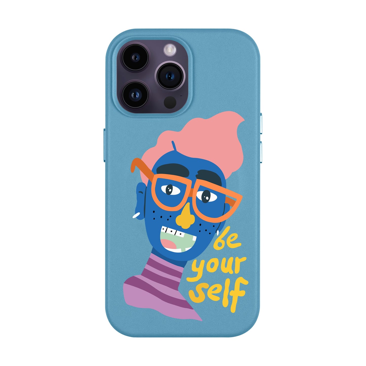 BE YOUR SELF-iPhone 14 Pro Max Leather Kılıf MagSafe Özellikli
