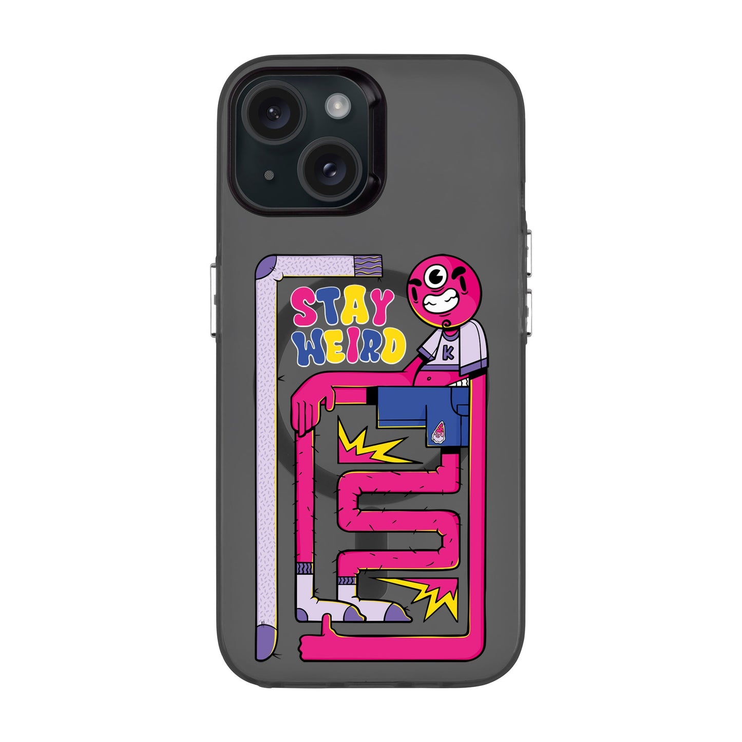 OG TOOTHY-iPhone 15 Hold Kılıf MagSafe Özellikli