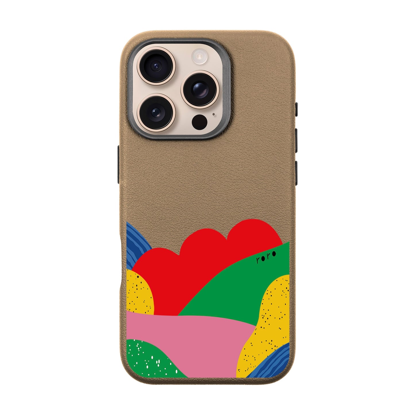 FLAG-iPhone 16 Pro Leather Premium Kılıf MagSafe Özellikli