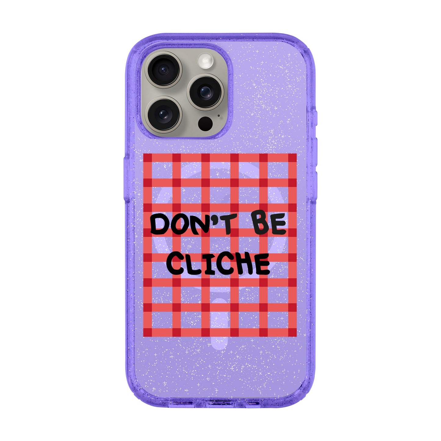 DON'T BE CLICHE-iPhone 15 Pro Max Shiny Kılıf MagSafe Özellikli