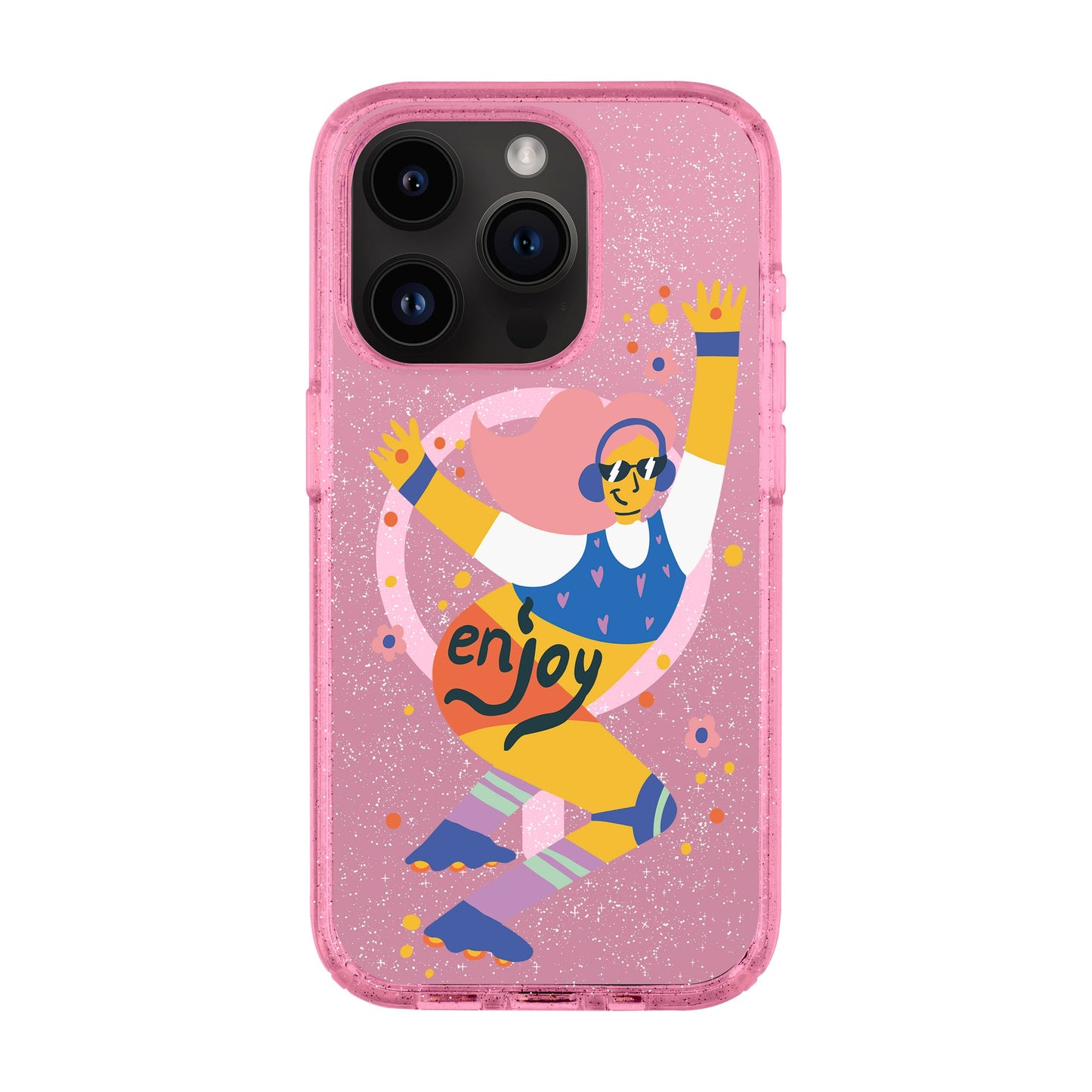 ENJOY-iPhone 14 Pro Shiny Kılıf MagSafe Özellikli