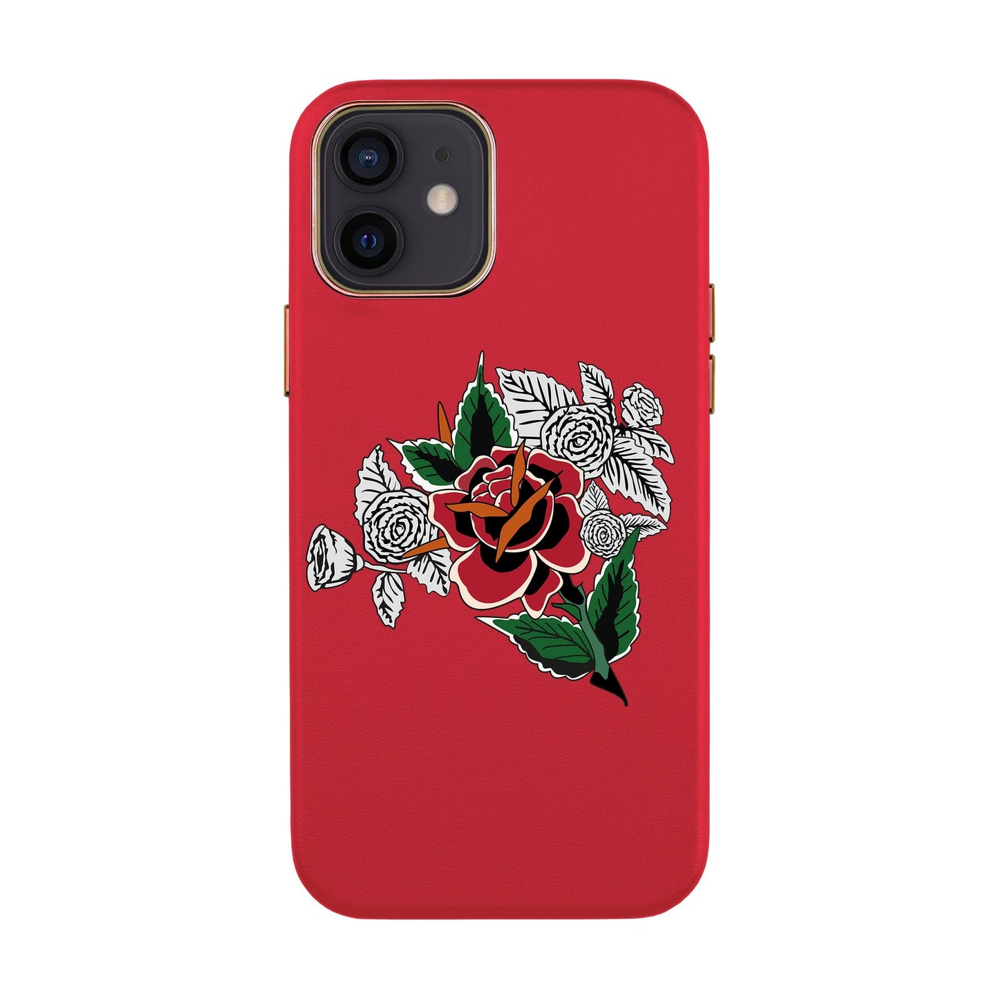 DRY ROSE-iPhone 12 Mini Leather Kılıf