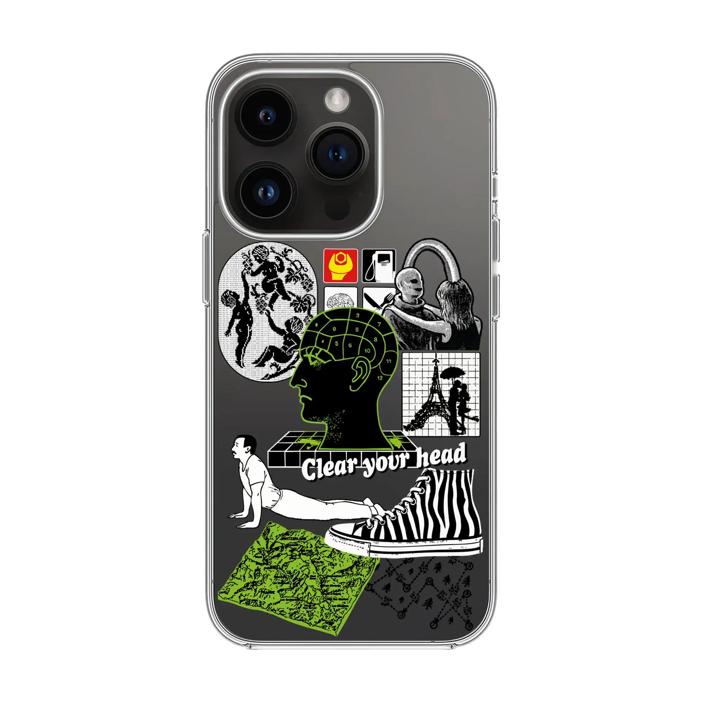 CLEAR YOUR HEAD-iPhone 14 Pro Solid Kılıf