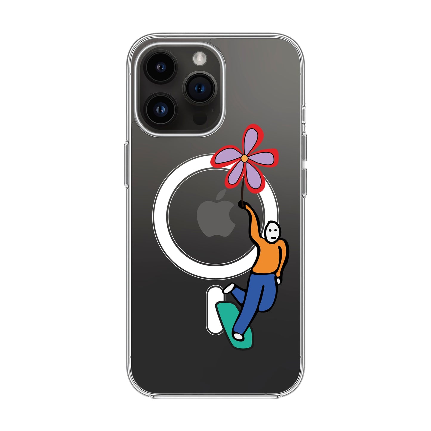SKATEBOARDER-iPhone 14 Pro Max Solid Kılıf MagSafe Özellikli