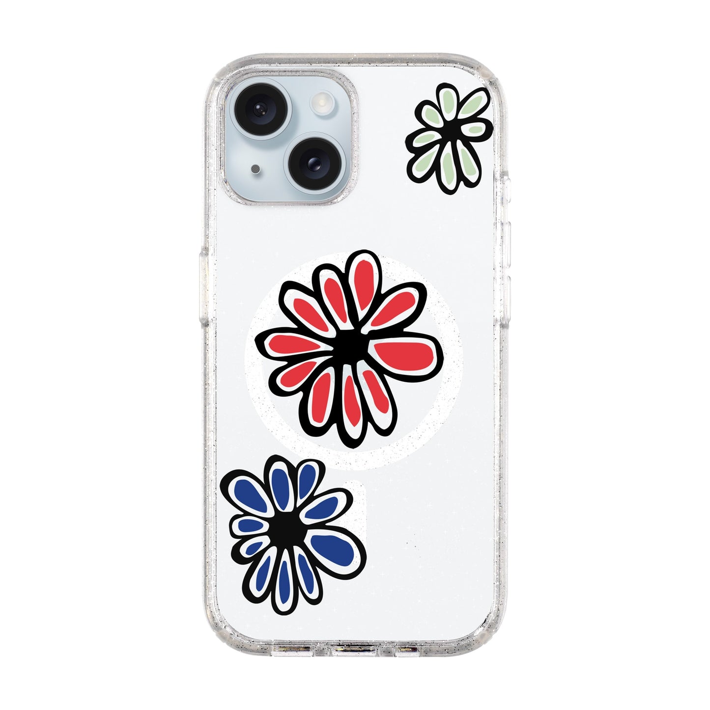 FLORIST-iPhone 14 Plus Shiny Kılıf MagSafe Özellikli