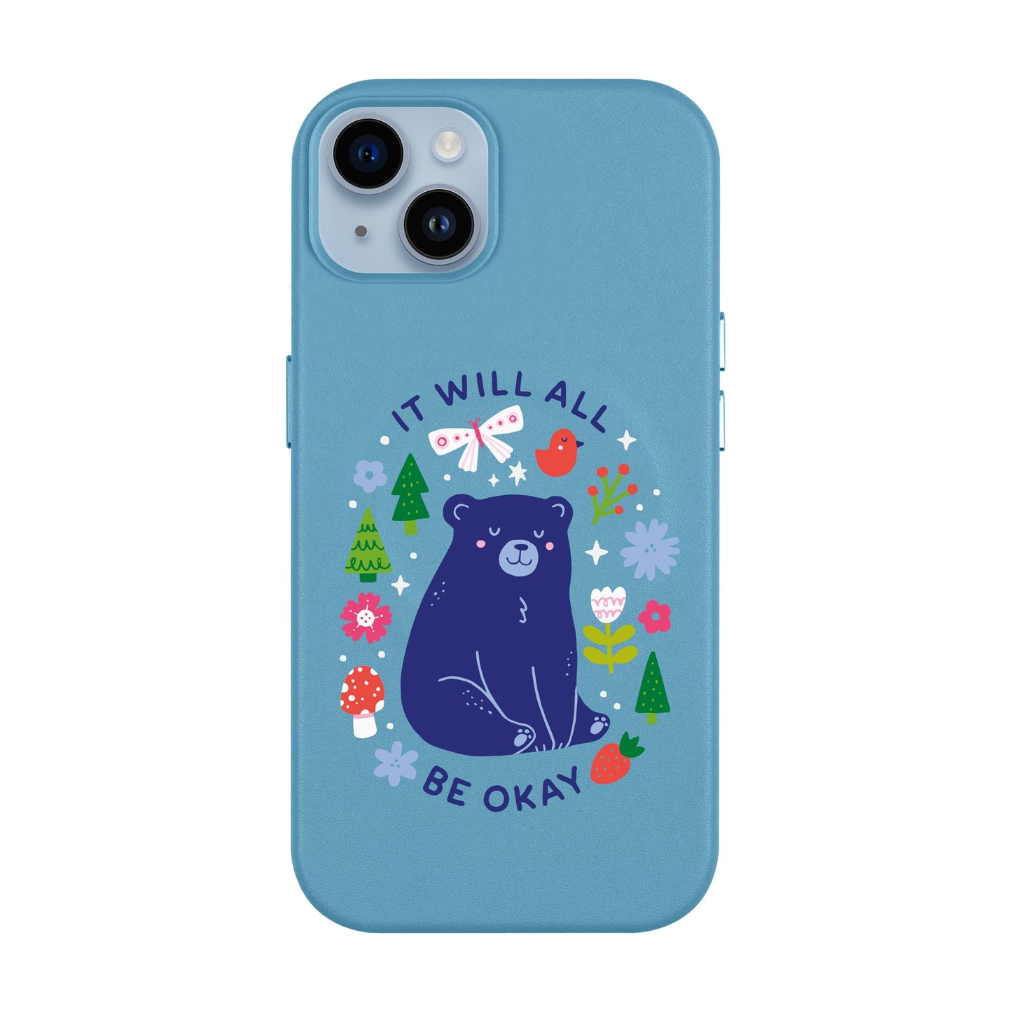 BE OKEY-iPhone 14 Plus Leather Kılıf MagSafe Özellikli