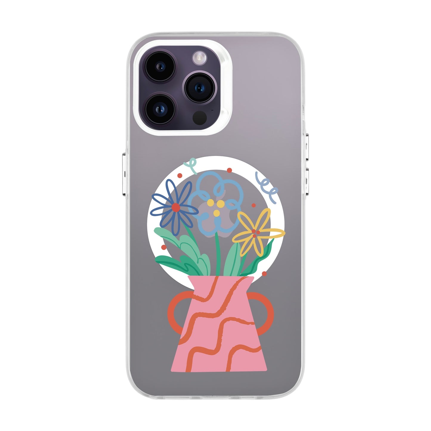 PINK VASE-iPhone 14 Pro Max Hold Kılıf MagSafe Özellikli