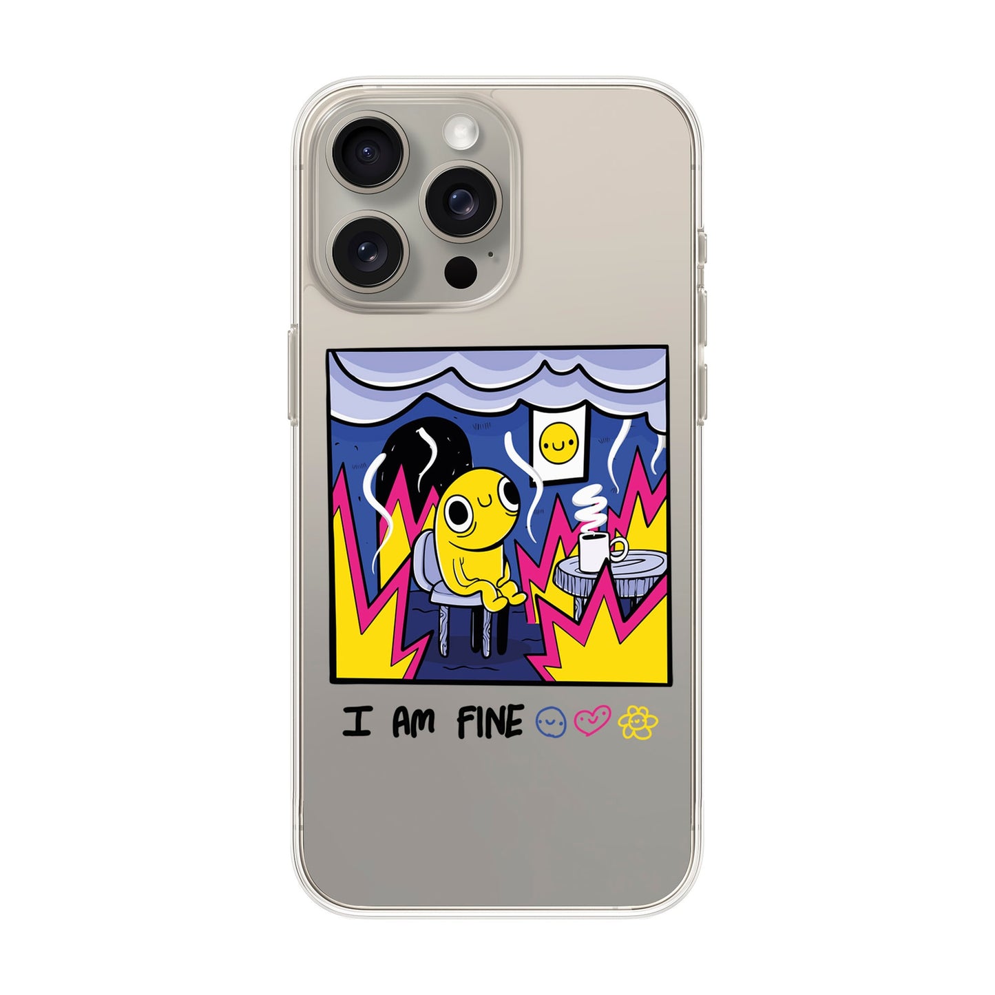 I AM FINE-iPhone 15 Pro Max Solid Kılıf