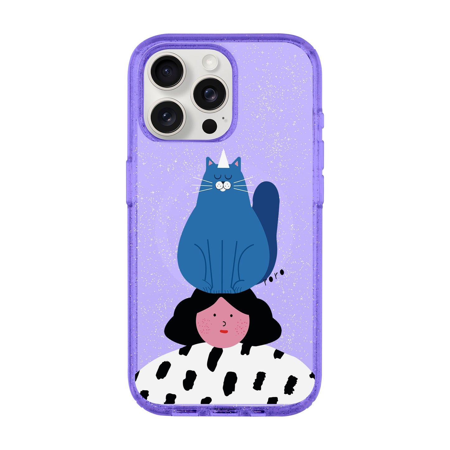 NAUGHTY CAT-iPhone 15 Pro Max Shiny Kılıf MagSafe Özellikli