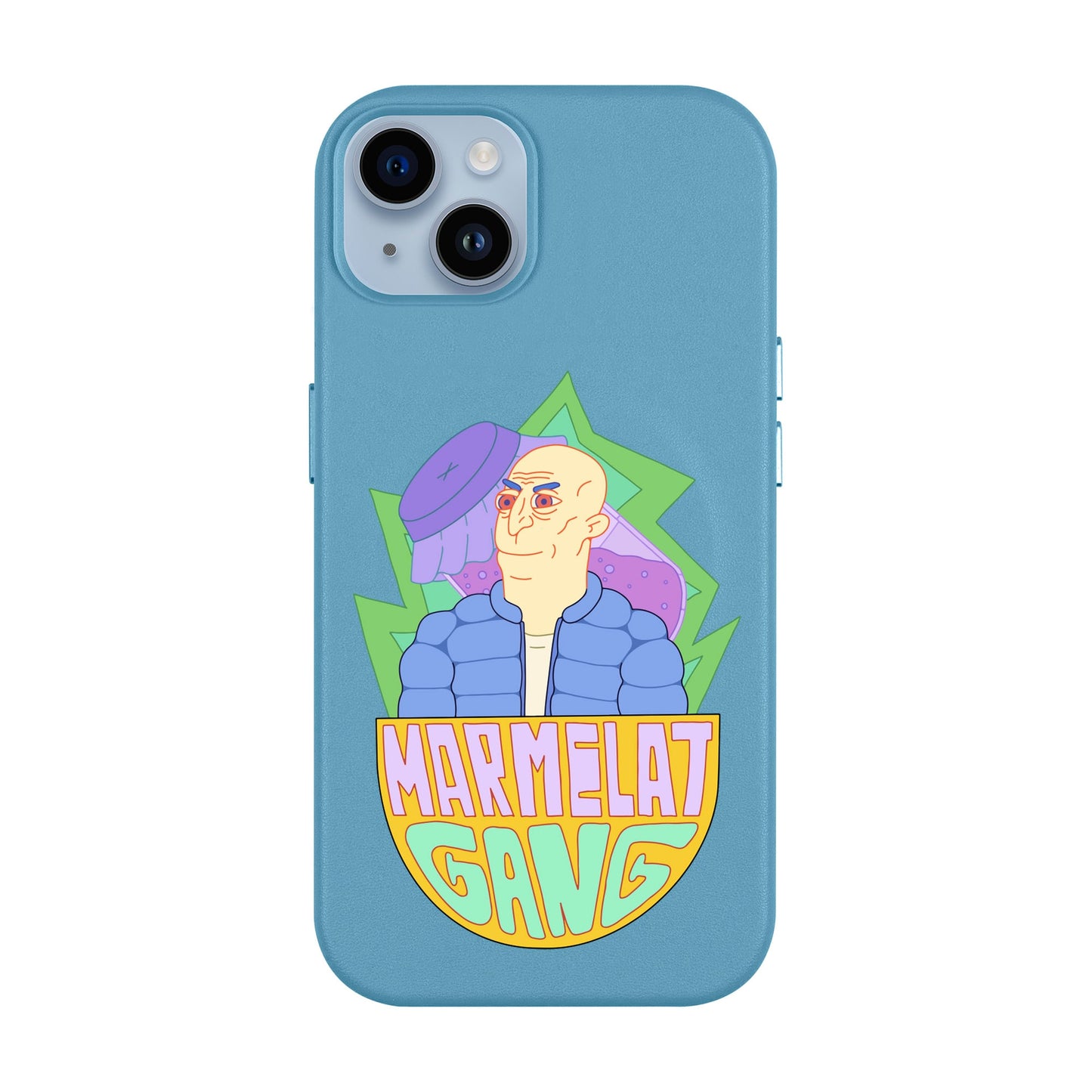 MARMELAT GANG-iPhone 14 Plus Leather Kılıf MagSafe Özellikli