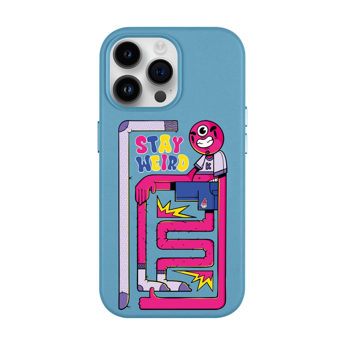 OG TOOTHY-iPhone 14 Pro Max Leather Kılıf MagSafe Özellikli