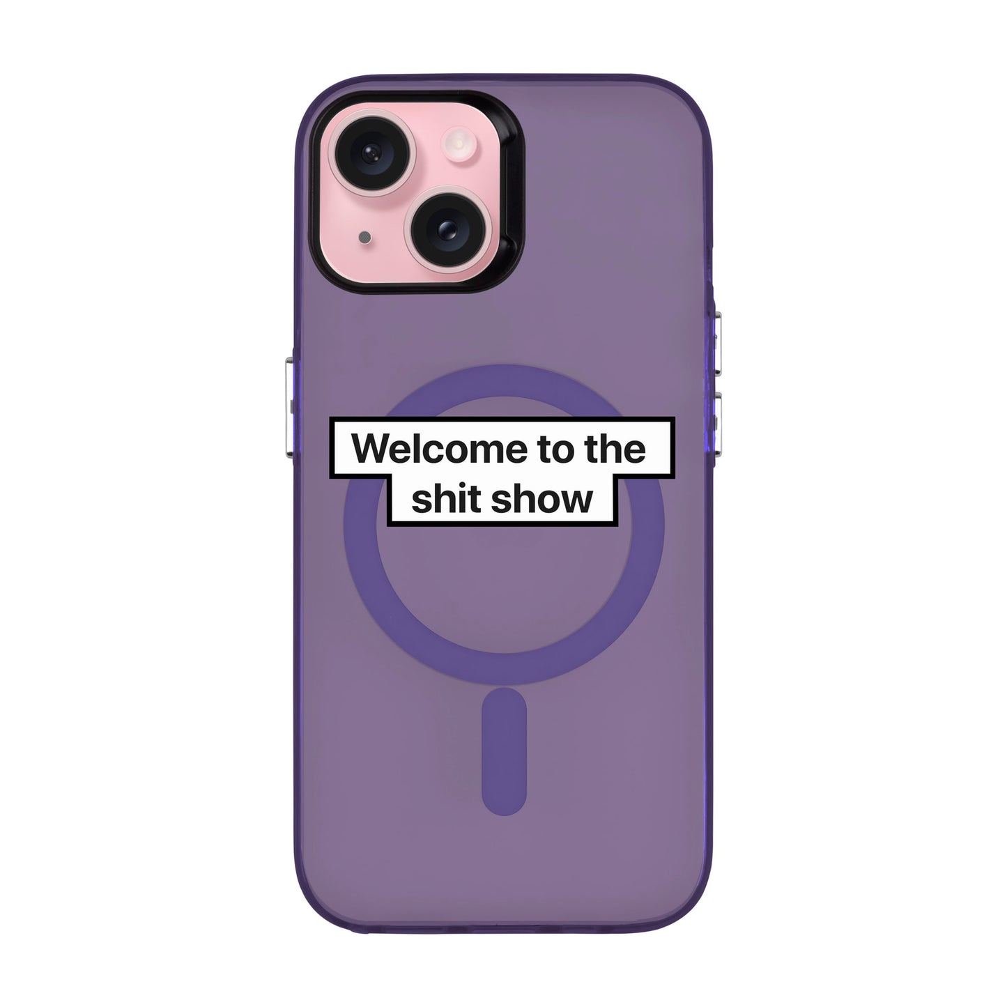 WELCOME-iPhone 15 Hold Kılıf MagSafe Özellikli