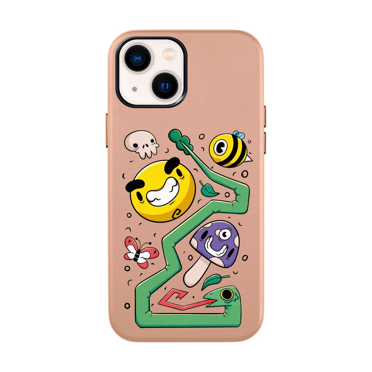 NADUR-iPhone 14 Leather Kılıf