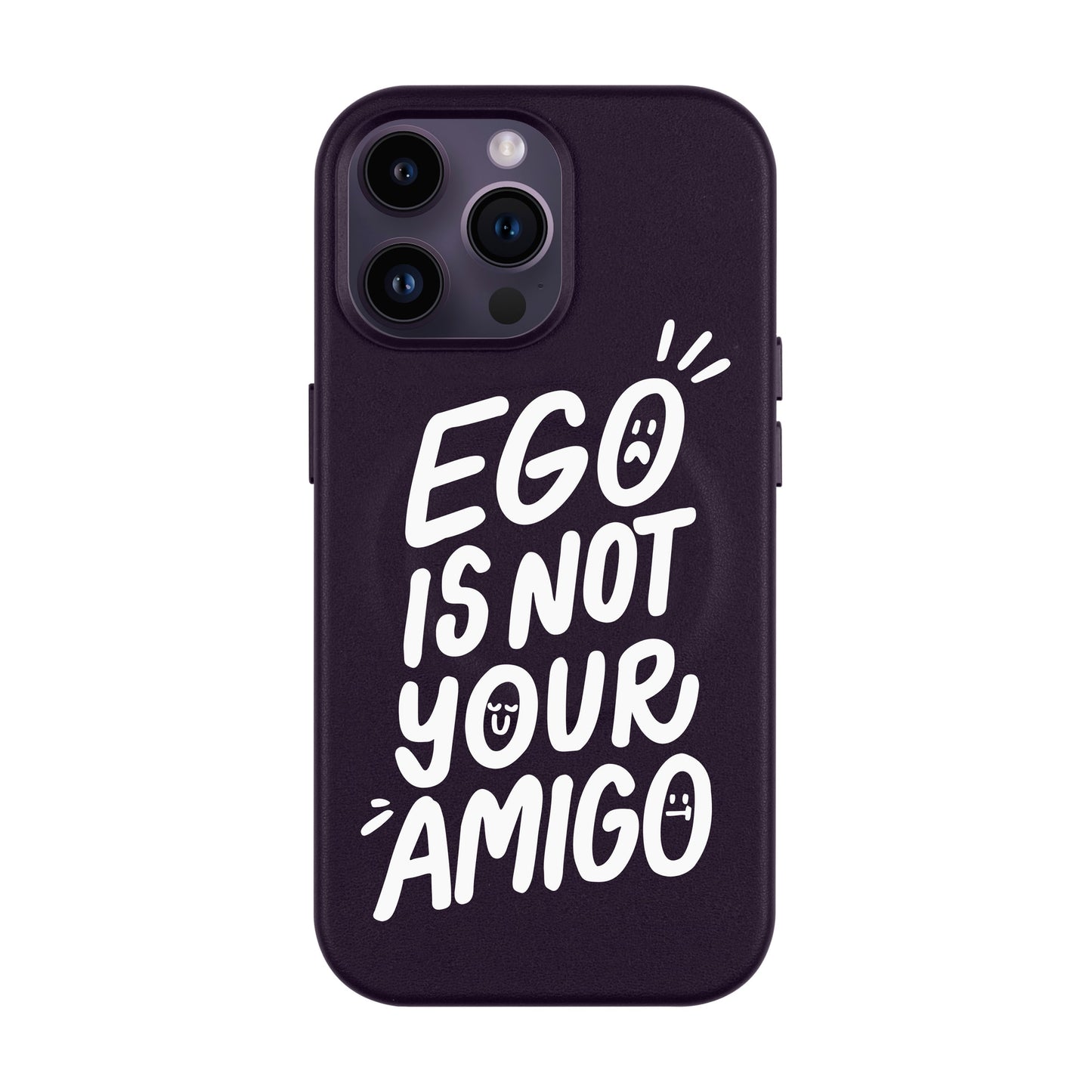 EGO-iPhone 14 Pro Max Leather Kılıf MagSafe Özellikli