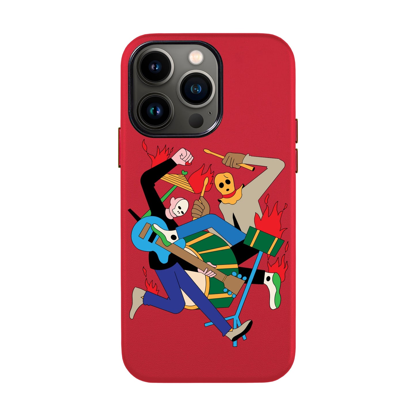 MONSTER MASH-iPhone 13 Pro Max Leather Kılıf
